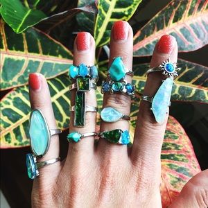 Assorted Free People Rings